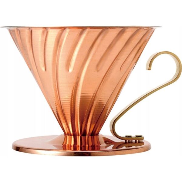 Hario Hario metalowy Drip V60-02 miedziany-złoty 14082875 4977642730557