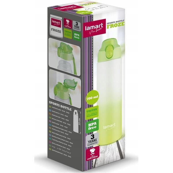 Lamart LT4056 BIDON 0,7L ZIELONY FROZE LAMART 14083900 8590669273317