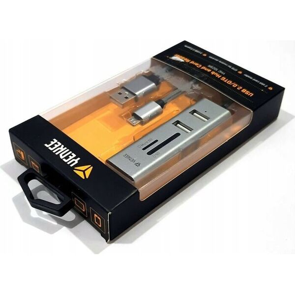 HUB USB Yenkee YHC 103SR USB C OTG HUB+reader    YENKEE 14084066 8590669276363