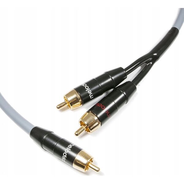 Melodika Melodika MDSWY120G Kabel do subwoofera typu Y (RCA-2xRCA) Gunmetal - 12m 14084915 5907609006905