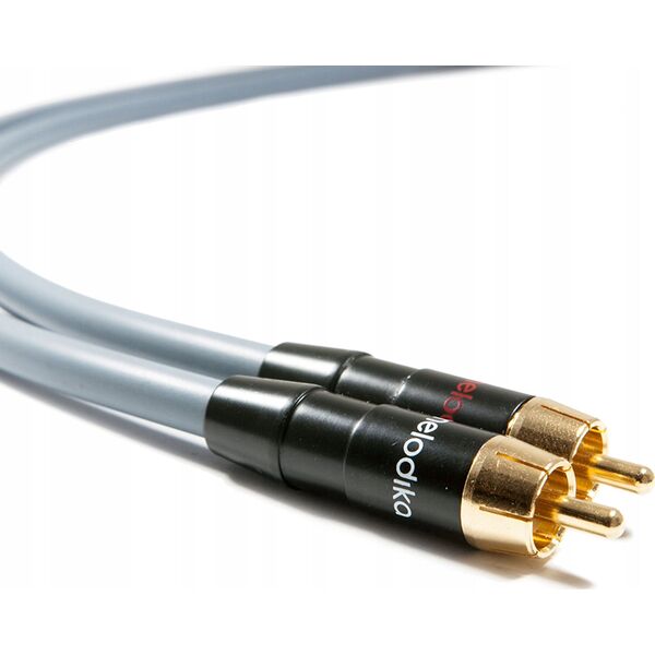 Melodika Melodika MD2R120G Kabel 2xRCA - 2x RCA Gunmetal - 12m 14085180 5907609008183