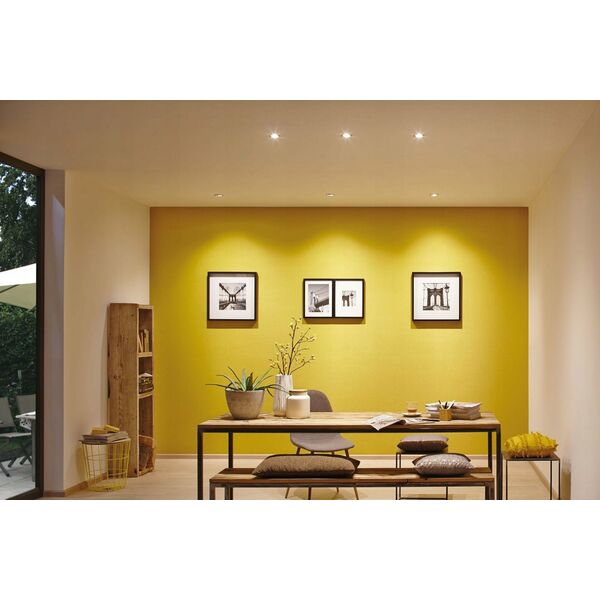 Paulmann Oprawa do wbudowania NOVA  LED DIM wychylna GU10 max.35W 84mm 230V aluminium / auluminium 14085362 4000870936405