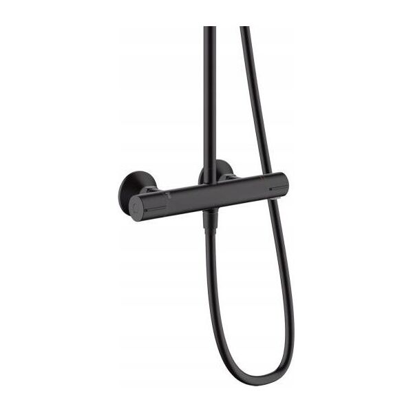 Hansgrohe Vernis Blend Komplet prysznicowy 200 1jet EcoSmart z baterią termostatyczną, czarny mat 14088955 4059625338667