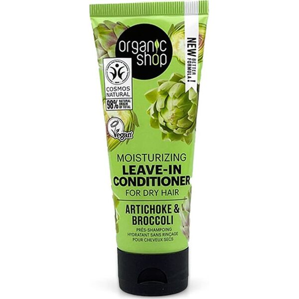 Organic Shop Organic Shop OS Moisturizing Leave-In Conditioner for Dry Hair Artichoke and Broccoli, 75 ml 14089359 4743318140094