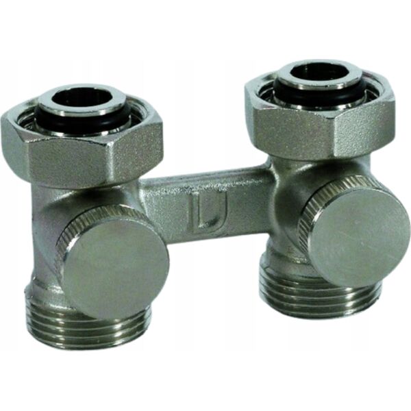 Vario Term Przyłącze grzejnikowe Vario Term PRNYGS05106C/FP proste 3/4 zestaw GS05-106 z nyplami białe/nikiel 14090631 5902414145160