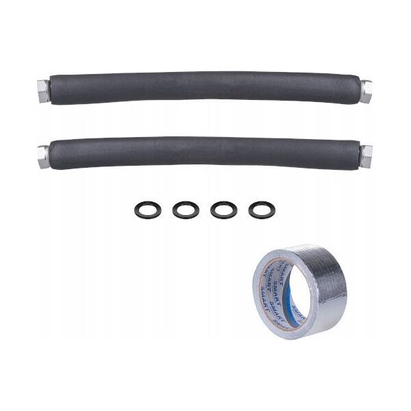 Alkotest ZESTAW 2 SZTUK WĘŻY DN25 Z NAKRĘTKAMI 5/4"/5/4" Z IZOLACJĄ UV 9MM L= 1,00 FPWS // WPPC.F.100.5/4" 14090643 5908310634340