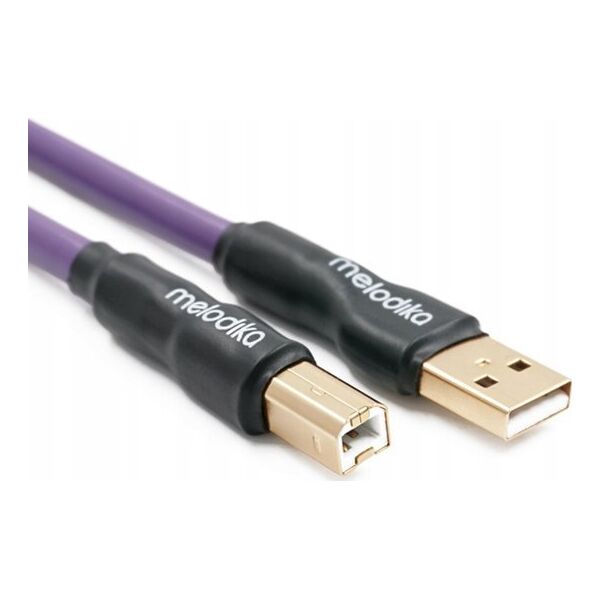 Melodika Melodika MDUAB50 Purple Kabel USB 2.0 typu A-B m.in. do DAC / urzÄdzeĹ medycznych / ploterĂłw - 5m 14090713 5907609009661