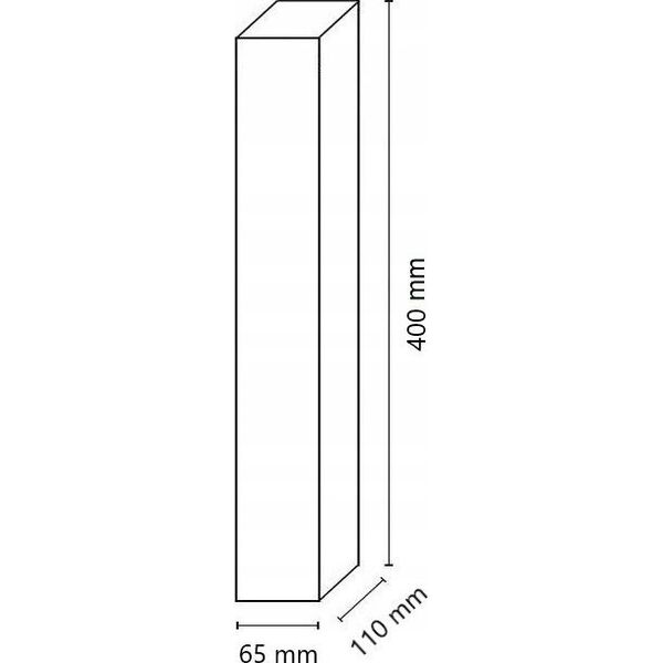 ECOLIGHT2 Eco Light SO-40 EC79419 słupek ogrodowy zewnętrzny 1x35W GU10 IP44 230V czarny 14091233 5901986794196