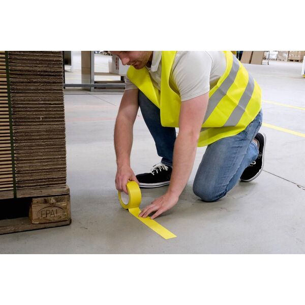 Durable DURABLE Markierungsband DURALINE® Basic 50/016 gelb/schwarz 14092589 4005546736242