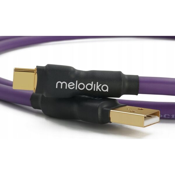 Melodika Melodika MDUAC05 Purple Kabel USB typu A-C m.in. do DAC / urzÄdzeĹ medycznych - 0,5m 14092614 5907609009739