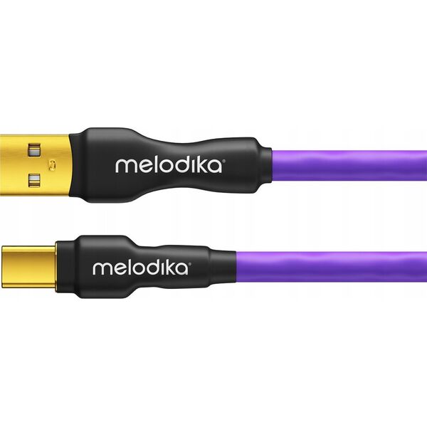 Melodika Melodika MDUAC50 Purple Kabel USB typu A-C m.in. do DAC / urzÄdzeĹ medycznych - 5m 14092672 5907609009821