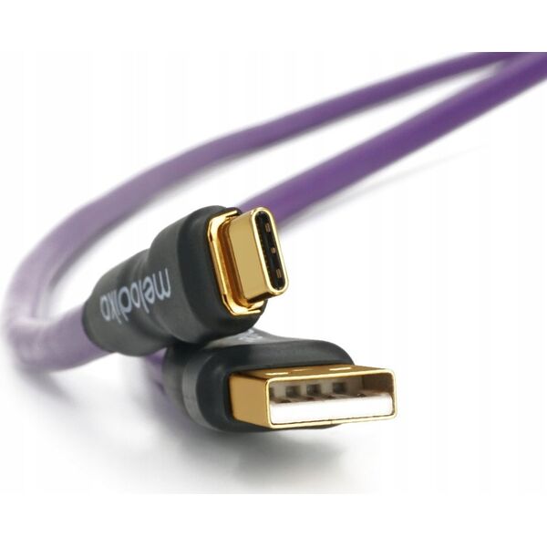 Melodika Melodika MDUAC70 Purple Kabel USB typu A-C m.in. do DAC / urzÄdzeĹ medycznych - 7m 14092673 5907609009845