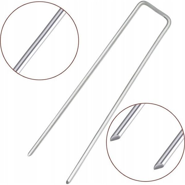 Bradas SZPILKA DO AGROTKANIN METALOWA 3cm x 20cm /50szt. 14093554 5907544438977