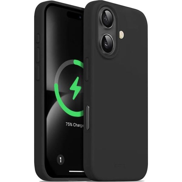 Crong Crong Color Cover Magnetic - Etui iPhone 16 Plus MagSafe (czarny) 14103180 5904310704823