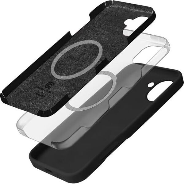 Crong Crong Color Cover Magnetic - Etui iPhone 16 Plus MagSafe (czarny) 14103180 5904310704823