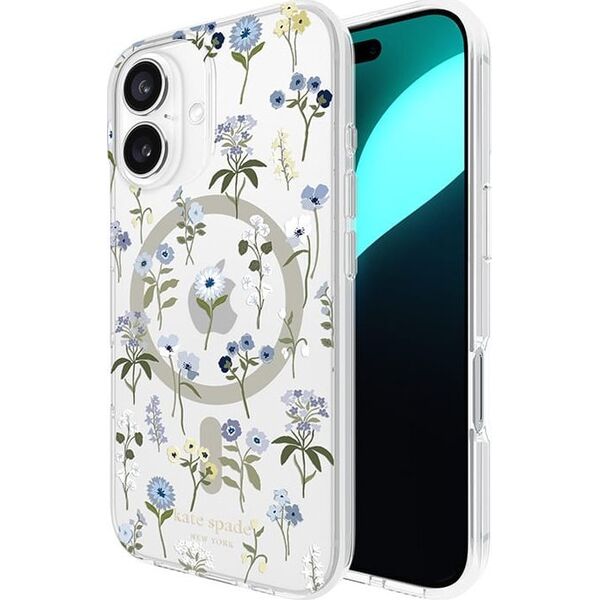 Kate Spade New York Kate Spade New York Protective MagSafe - Etui iPhone 16 (Precious Bloom) 14103192 840171740219