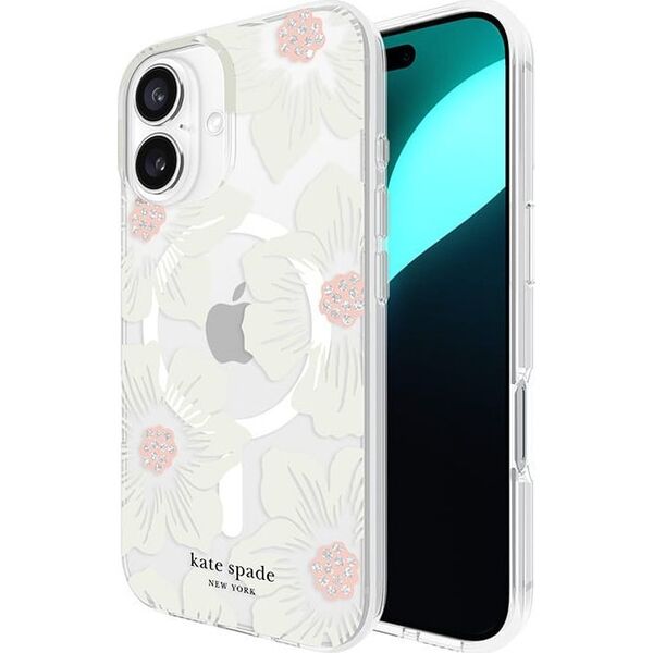 Kate Spade New York Kate Spade New York Protective MagSafe - Etui iPhone 16 (Hollyhock Floral) 14103196 840171740233