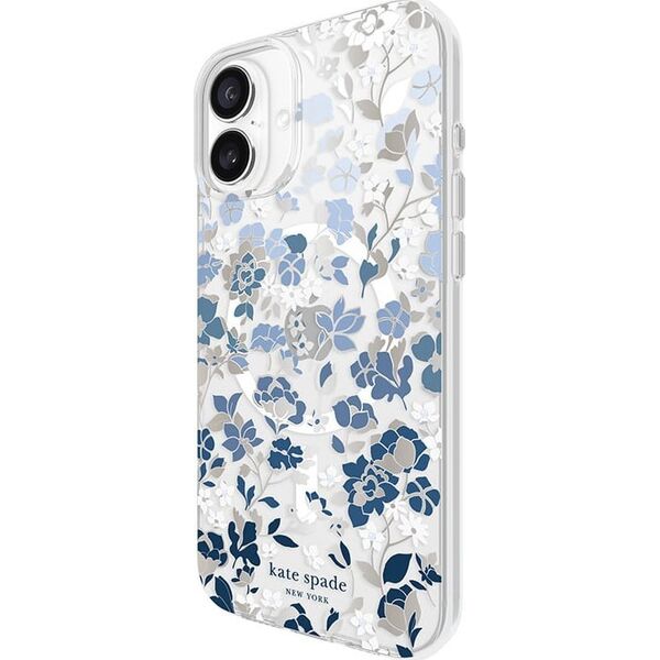 Kate Spade New York Kate Spade New York Protective Gems MagSafe - Etui iPhone 16 Plus (Flowerbed Blue) 14103199 840171740417