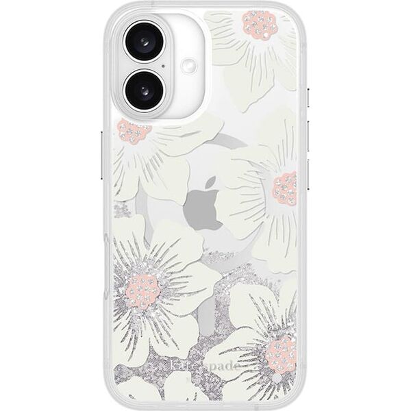 Kate Spade New York Kate Spade New York Liquid Glitter MagSafe - Etui iPhone 16 (Hollyhock Floral) 14103208 840171741285