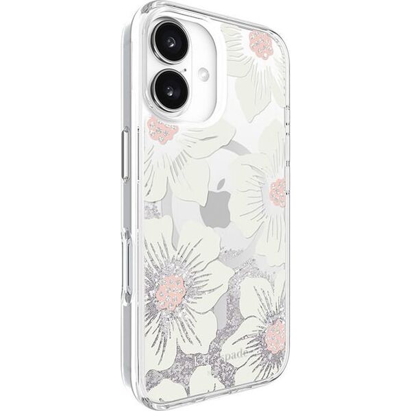 Kate Spade New York Kate Spade New York Liquid Glitter MagSafe - Etui iPhone 16 (Hollyhock Floral) 14103208 840171741285