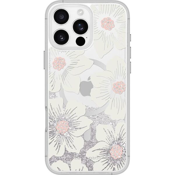 Kate Spade New York Kate Spade New York Liquid Glitter MagSafe - Etui iPhone 16 Pro Max (Hollyhock Floral) 14103213 840171741360