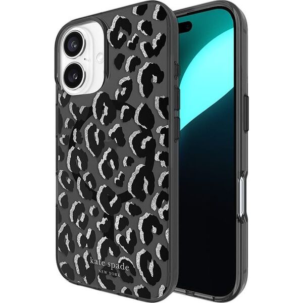 Kate Spade New York Kate Spade New York Protective MagSafe - Etui iPhone 16 (City Leopard) 14103219 840171742718