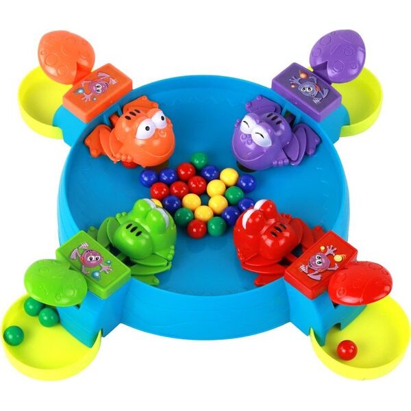 LeanToys Gra Zręcznościowa Głodne Żabki Nakarm Żabkę Kulki 14103813 5905991001836