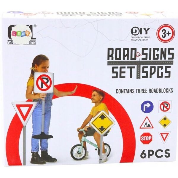 LeanToys Duży Znak Ostrzegawczy Prace Drogowe 70cm 14103838 5905991029298