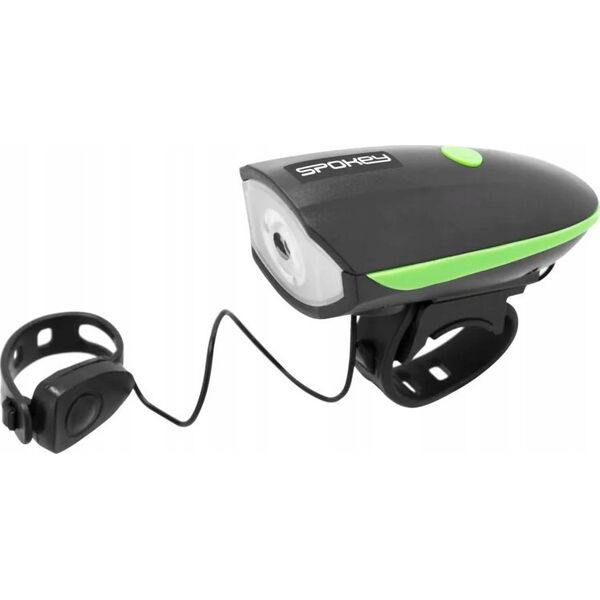 Alkotest Lampka rowerowa z klaksonem Spokey RAINI 14104362 5905339427144