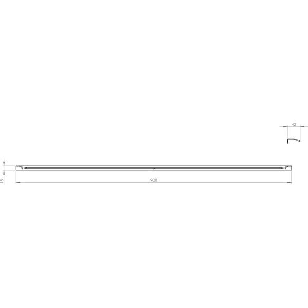 RE120900020040 / ELITA / LOFTY / UCHWYT  CHROM 90CM 1 SZT. / 168844 / 14104673 5907546883270