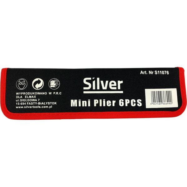 Silver SILVER MINI SZCZYPCE 125mm  6szt ETUI 14104798 5907589366990