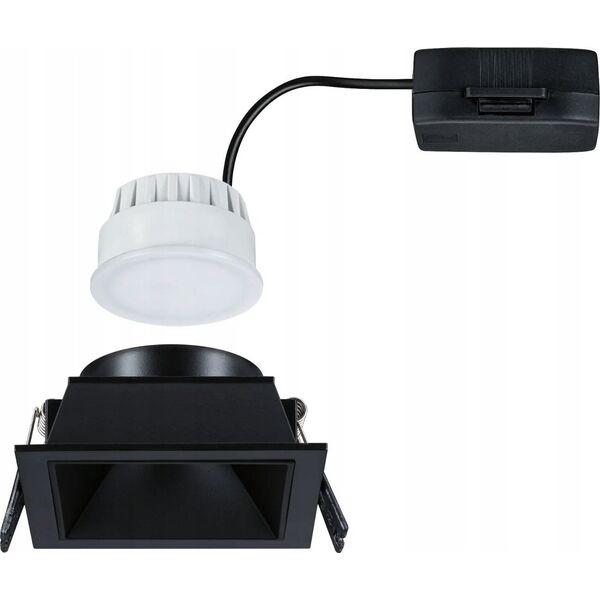 Paulmann Oprawa do wbudowania EBL COLE SET 3-STEP DIM  6W 470lm 2700K IP44 230V czarny / aluminium 14104926 4000870931271
