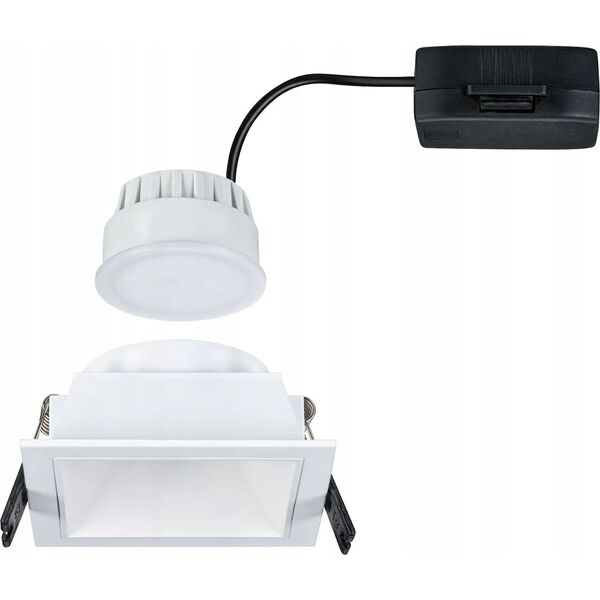 Paulmann Oprawa do wbudowania EBL COLE SET 3-STEP DIM  6W 470lm 2700K IP44 230V biały / aluminium 14104929 4000870931288