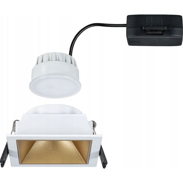 Paulmann Oprawa do wbudowania EBL COLE SET 3-STEP DIM  6W 470lm 2700K IP44 230V biały / złoty matowy / aluminium 14104933 4000870931325