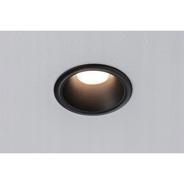 Paulmann Oprawa do wbudowania EBL COLE SET COIN 3-STEP DIM  zestaw 3x6W 3x470lm 2700K IP44 230V czarny matowy / aluminium 14104936 4000870948699