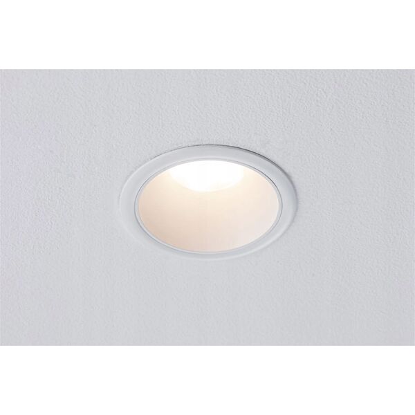 Paulmann Oprawa do wbudowania EBL COLE SET COIN 3-STEP DIM 6W 470lm 2700K IP44 230V biały matowy / aluminium 14104938 4000870948729
