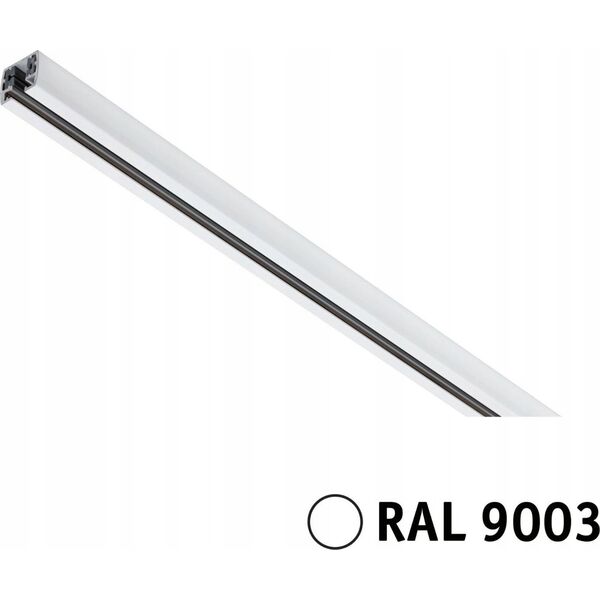 Paulmann Szynoprzewód URail system 0,5m 230V biały RAL9003 / metal 14104956 4000870956380
