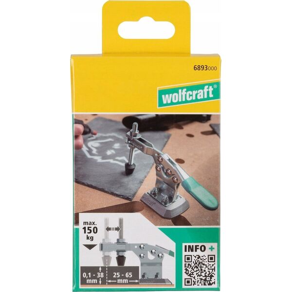 Wolfcraft Mobilny zacisk szybkomocujący Wolfcraft 14104977 4006885689305