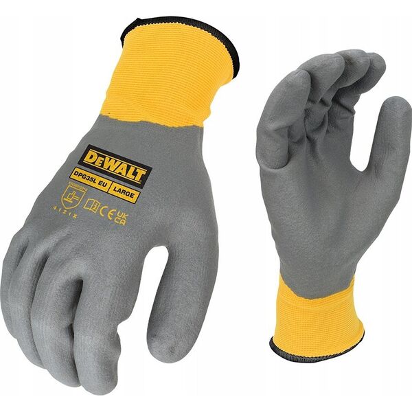 Dewalt rękawice nitrylowe fully dipped l dewalt 14106088 674326357928