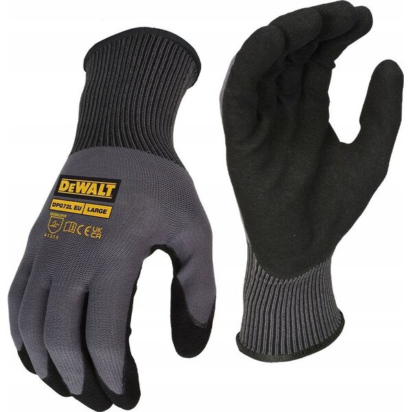 Dewalt rękawice flexible durable grip l dewalt 14106102 674326357911