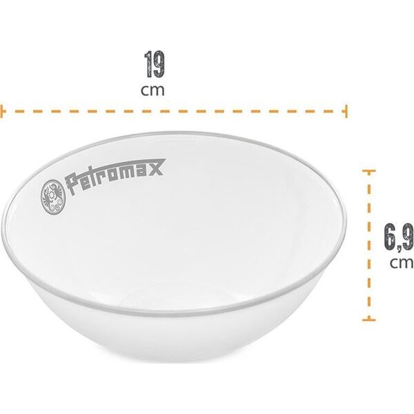 Petromax Miski Emaliowane Petromax 10 L 2 Szt WHITE 14115151 4250435731215