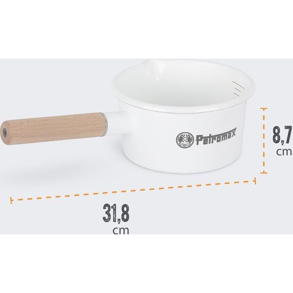 Petromax Rondelek Emaliowany z Uchwytem Petromax 10 L WHITE 14115168 4250435731086