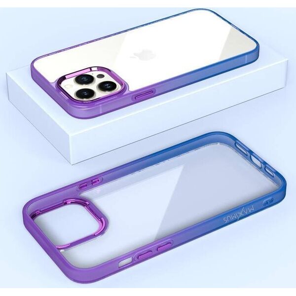 Maxximus MX RAINBOW IPHONE 15 PLUS (6.7) PURPLE-BLUE / FIOLETOWO-NIEBIESKI 14115237 5901313079620