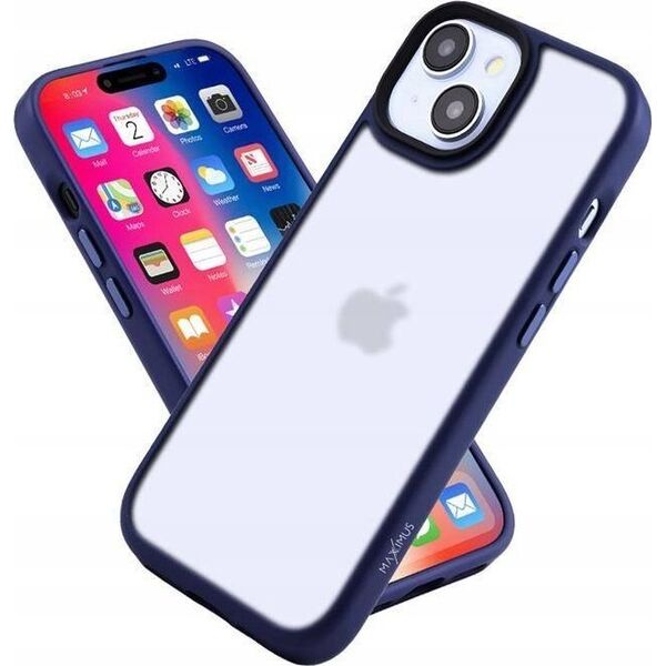 Maxximus MX RIBBED CAM IPHONE 15 PLUS (6.7) DARK BLUE / GRANATOWY 14115242 5901313091349