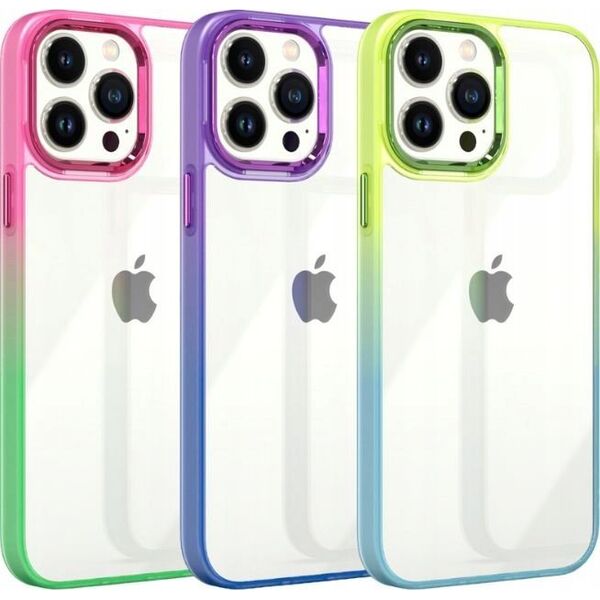 Maxximus MX RAINBOW IPHONE 14 PRO MAX (6.7) LIME-BLUE / ZIELONO-NIEBIESKI 14115244 5901313079101