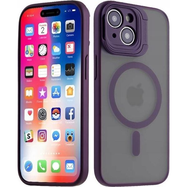 Maxximus MX KICKSTAND MAGSAFE IPHONE 15 PRO MAX 6.7, PURPLE / FIOLETOWY 14115247 5901313091721