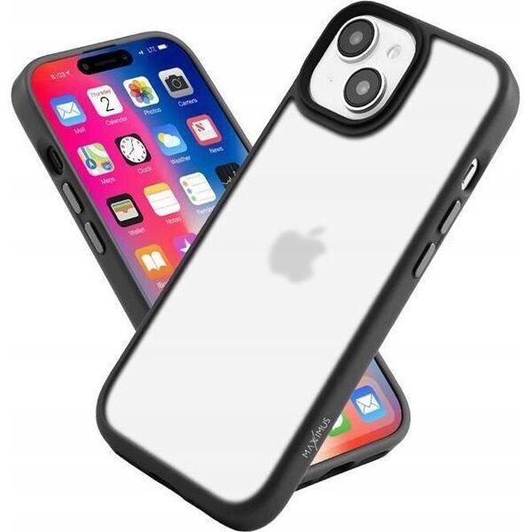 Maxximus MX RIBBED CAM IPHONE 15 PLUS (6.7) BLACK / CZARNY 14115253 5901313091332