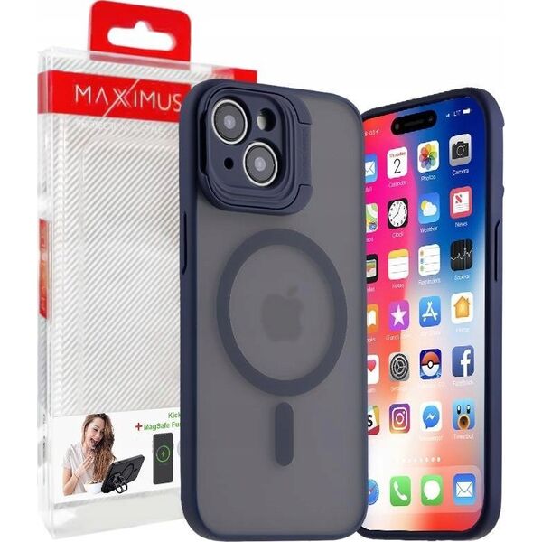 Maxximus MX KICKSTAND MAGSAFE IPHONE 15 PLUS 6.7 BLUE / NIEBIESKI 14115258 5901313091622