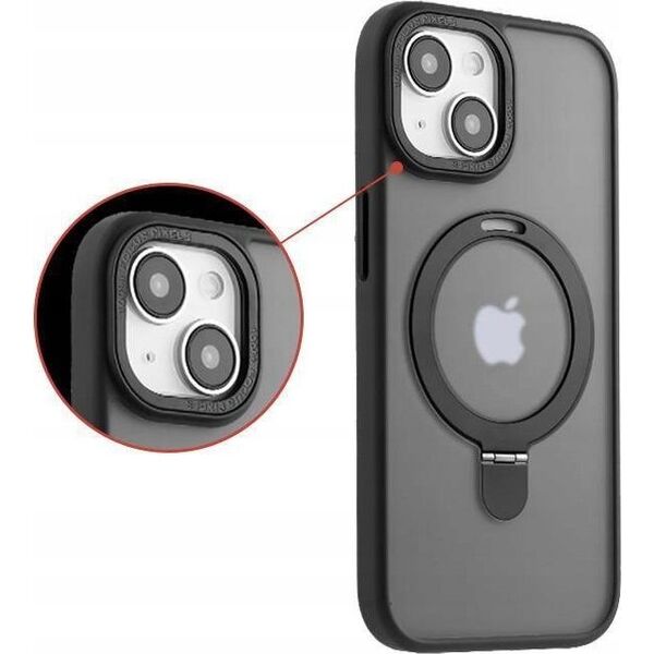 Maxximus MX KICKSTAND MAGSAFE CIRCLE IPHONE 15 PLUS (6.7), BLACK / CZARNY 14115268 5901313091899