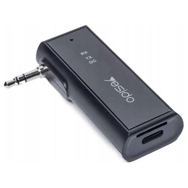 Yesido yesido YAU41 Transmiter BT+Adapter 3.5mm Audio (2w1), BLACK / CZARNY 14115281 6971050269478